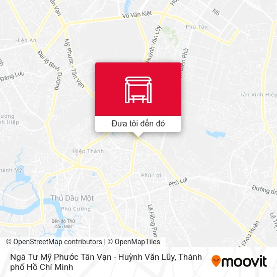 Bản đồ Ngã Tư Mỹ Phước Tân Vạn - Huỳnh Văn Lũy