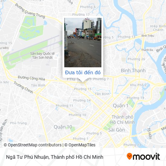Bản đồ Ngã Tư Phú Nhuận