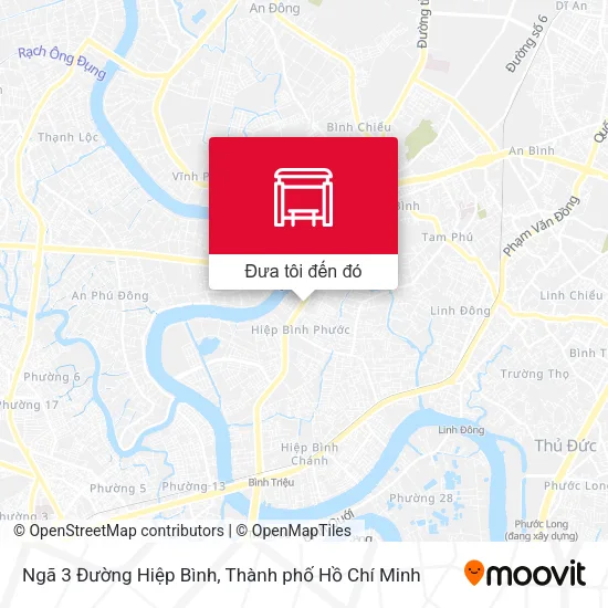 Bản đồ Ngã 3 Đường Hiệp Bình