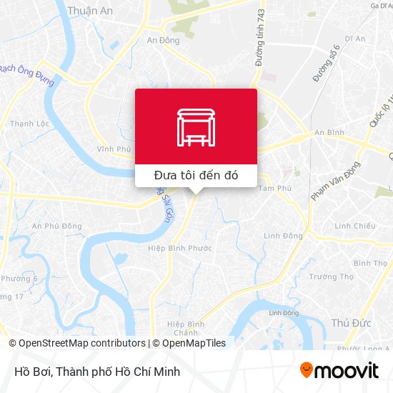 Bản đồ Hồ Bơi