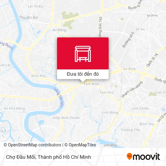 Bản đồ Chợ Đầu Mối