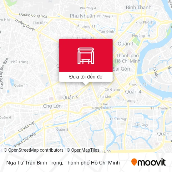 Bản đồ Ngã Tư Trần Bình Trọng