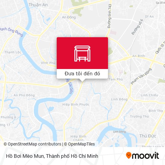 Bản đồ Hồ Bơi Mèo Mun