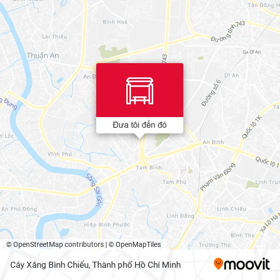 Bản đồ Cây Xăng Bình Chiểu