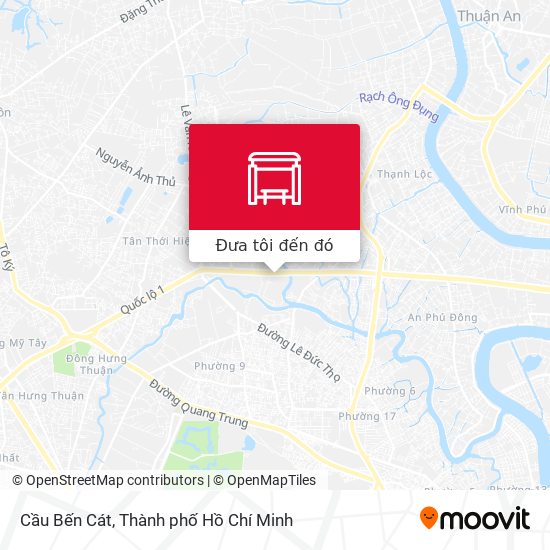 Bản đồ Cầu Bến Cát
