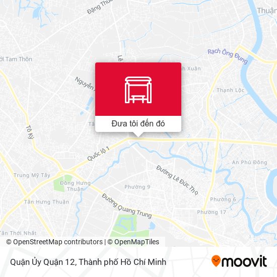 Bản đồ Quận Ủy Quận 12