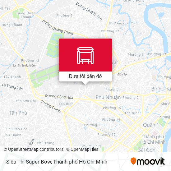 Bản đồ Siêu Thị Super Bow