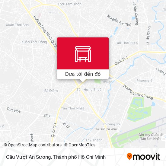 Bản đồ Cầu Vượt An Sương
