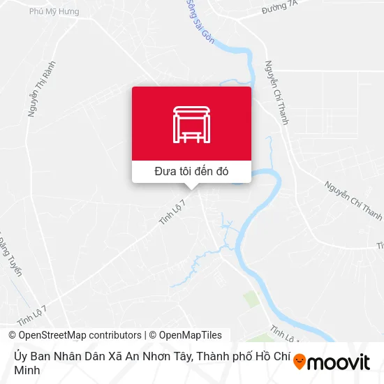 Bản đồ Ủy Ban Nhân Dân Xã An Nhơn Tây