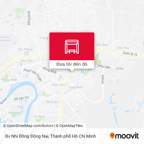 Bản đồ Bv Nhi Đồng Đồng Nai