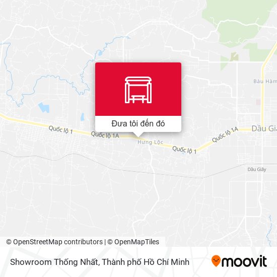 Bản đồ Showroom Thống Nhất
