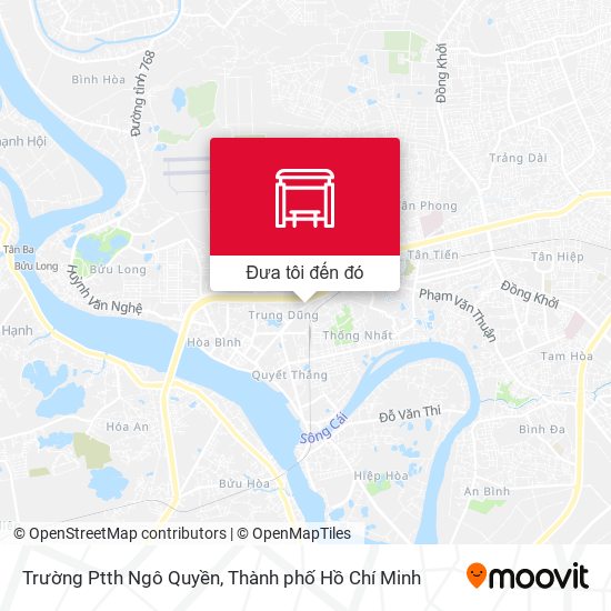Bản đồ Trường Ptth Ngô Quyền