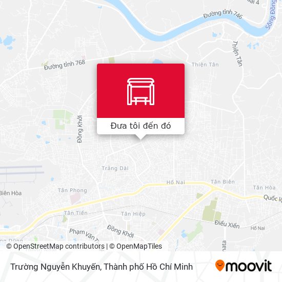 Bản đồ Trường Nguyễn Khuyến
