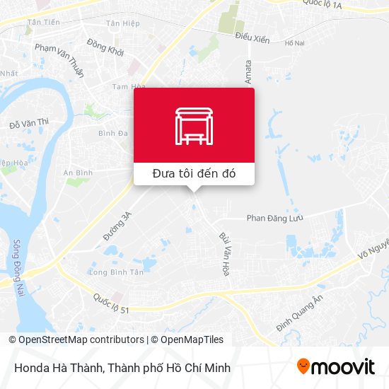 Bản đồ Honda Hà Thành