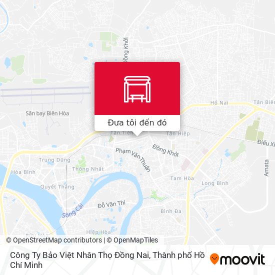 Bản đồ Công Ty Bảo Việt Nhân Thọ Đồng Nai