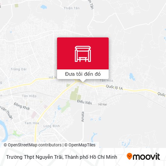 Bản đồ Trường Thpt Nguyễn Trãi