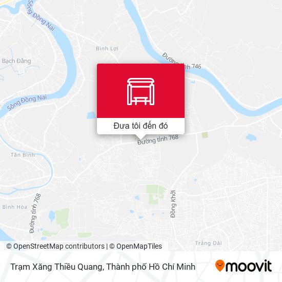 Bản đồ Trạm Xăng Thiều Quang