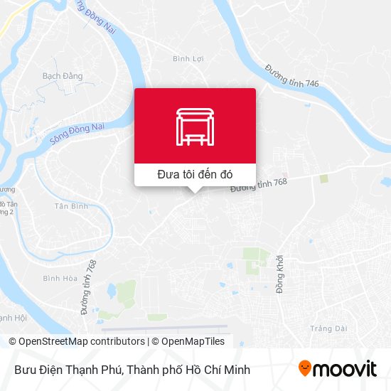 Bản đồ Bưu Điện Thạnh Phú