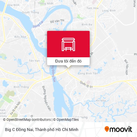 Bản đồ Big C Đồng Nai