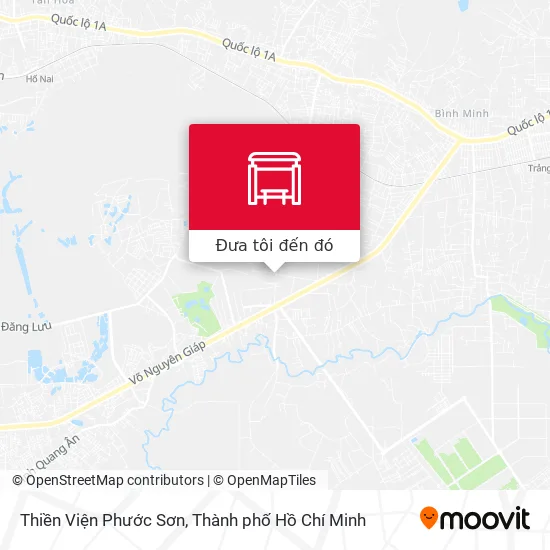 Bản đồ Thiền Viện Phước Sơn