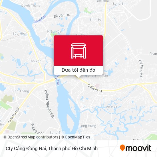 Bản đồ Cty Cảng Đồng Nai