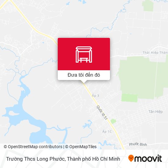Bản đồ Trường Thcs Long Phước