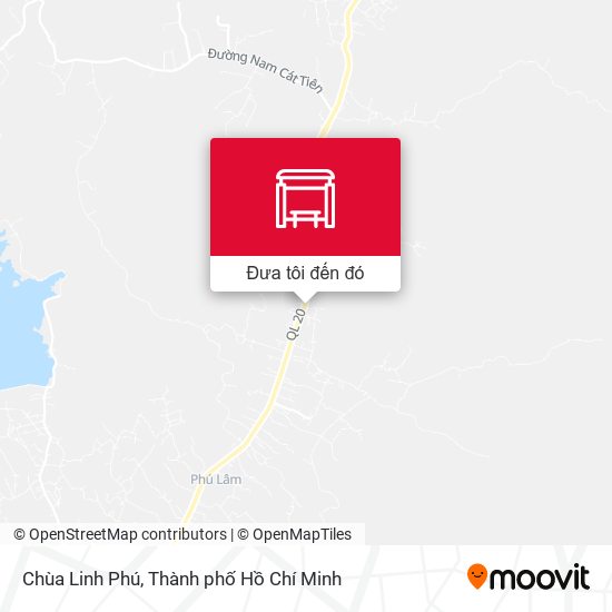 Bản đồ Chùa Linh Phú