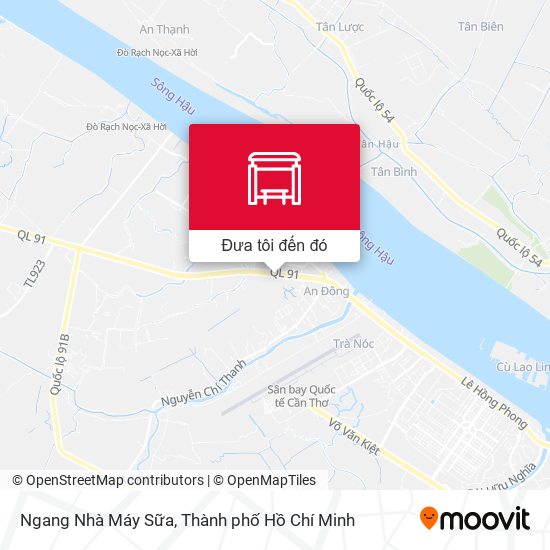 Bản đồ Ngang Nhà Máy Sữa