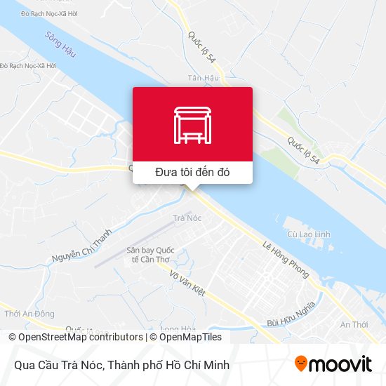 Bản đồ Qua Cầu Trà Nóc