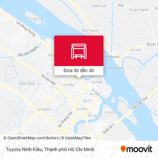 Bản đồ Toyota Ninh Kiều