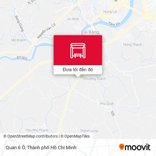 Bản đồ Quán 6 Ô