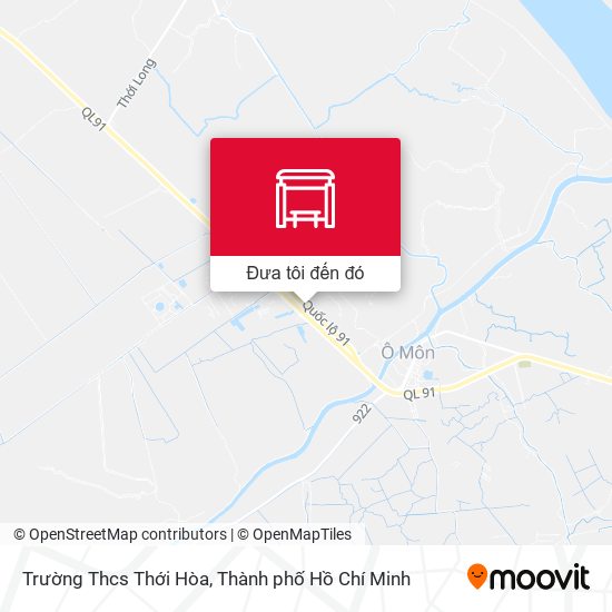 Bản đồ Trường Thcs Thới Hòa
