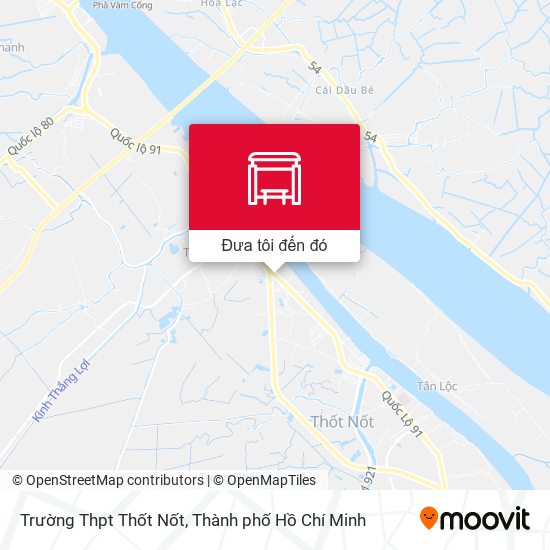 Bản đồ Trường Thpt Thốt Nốt
