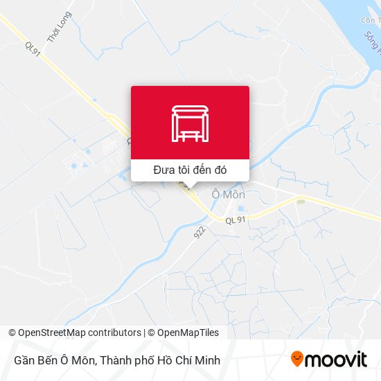 Bản đồ Gần Bến Ô Môn