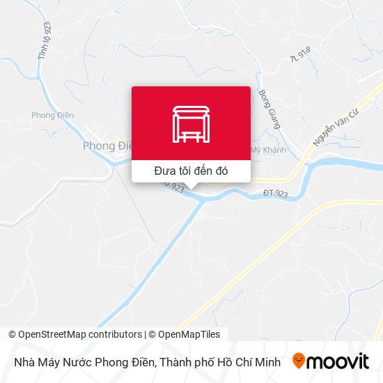 Bản đồ Nhà Máy Nước Phong Điền