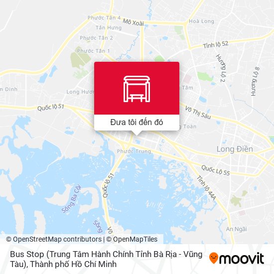 Bản đồ Bus Stop (Trung Tâm Hành Chính Tỉnh Bà Rịa - Vũng Tàu)