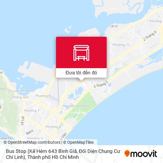 Bản đồ Bus Stop (Kế Hẻm 643 Bình Giã, Đối Diện Chung Cư Chí Linh)