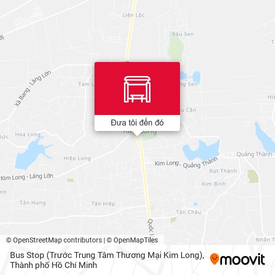 Bản đồ Bus Stop (Trước Trung Tâm Thương Mại Kim Long)