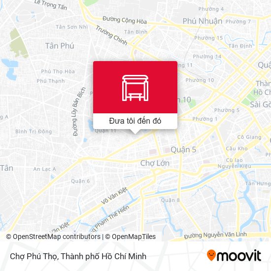 Bản đồ Chợ Phú Thọ