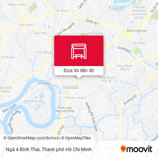 Bản đồ Ngã 4 Bình Thái