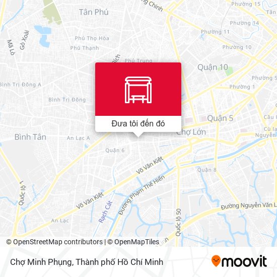 Bản đồ Chợ Minh Phụng