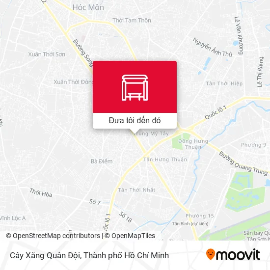 Bản đồ Cây Xăng Quân Đội