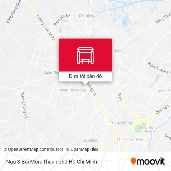 Bản đồ Ngã 3 Bùi Môn