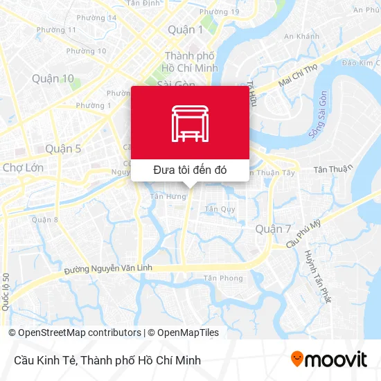 Bản đồ Cầu Kinh Tẻ