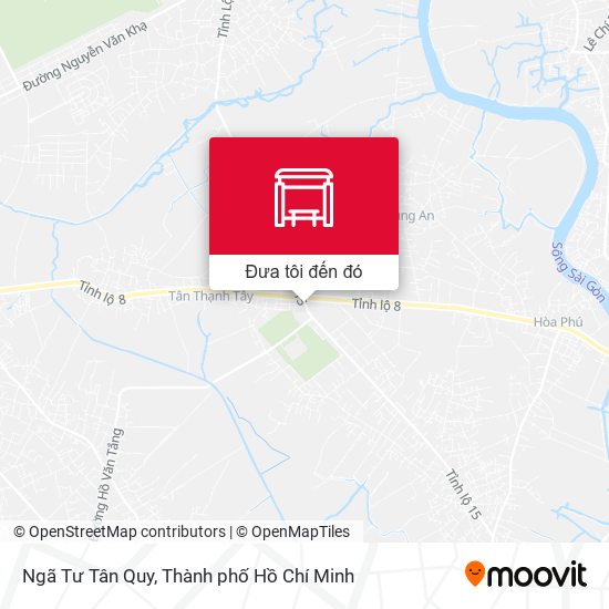 Bản đồ Ngã Tư Tân Quy