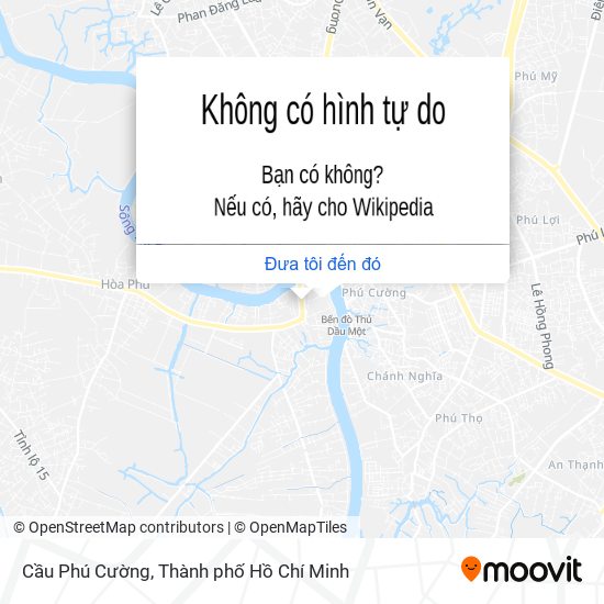 Bản đồ Cầu Phú Cường