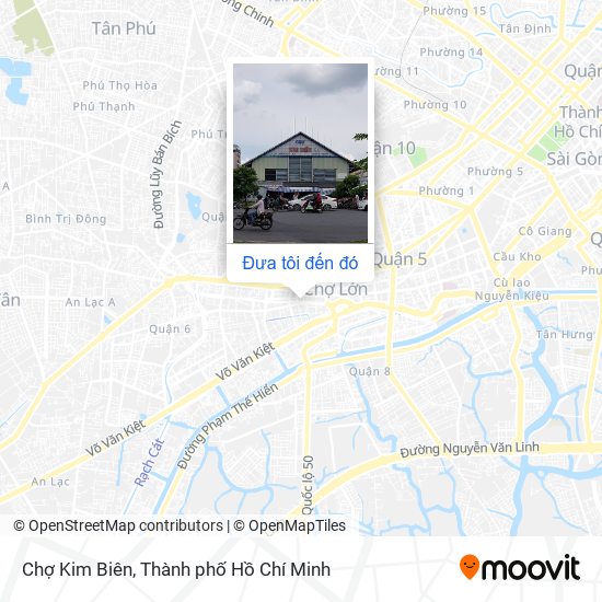 Bản đồ Chợ Kim Biên