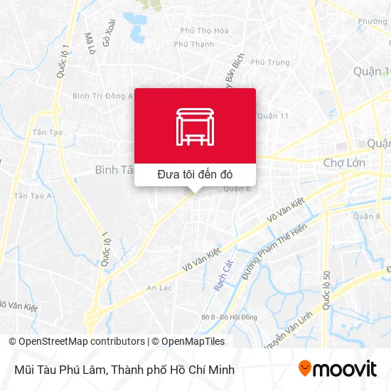 Bản đồ Mũi Tàu Phú Lâm