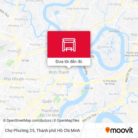 Bản đồ Chợ Phường 25