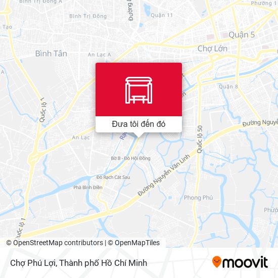 Bản đồ Chợ Phú Lợi